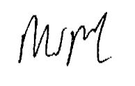 Michael McCreesh Signature