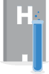 icon graphic of a hospital with test tube