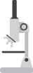 icon graphic of a microscope
