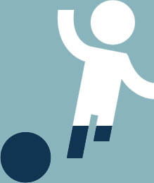 icon of a child kicking a ball