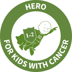 League Badge Hero For Kids With Cancer