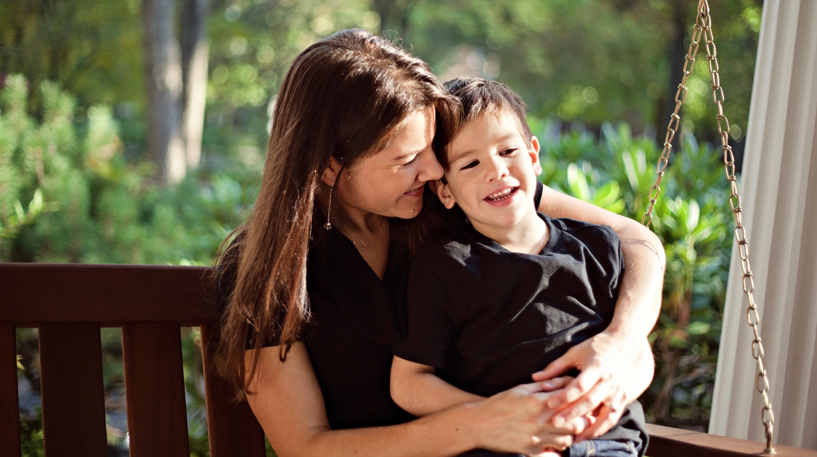 Krissy Gallagher and her son, Austin