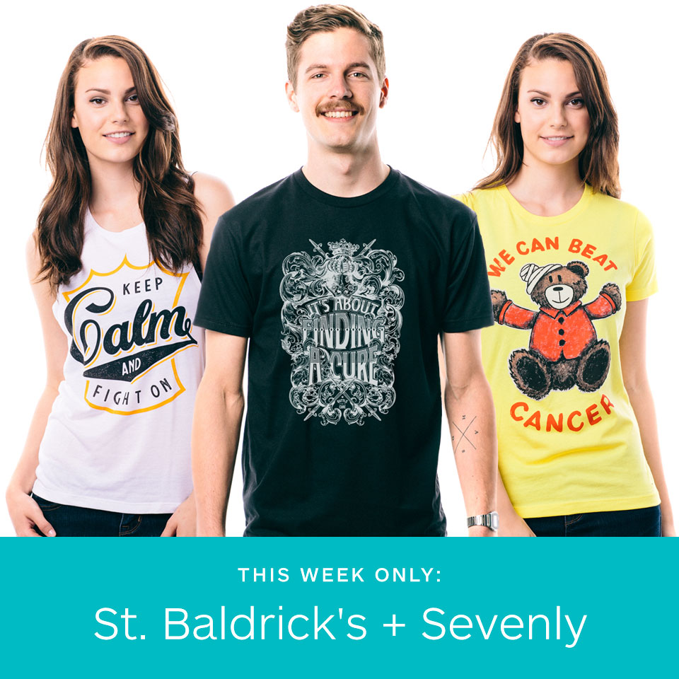 This week only, shop Sevenly to support St. Baldrick's and help kids with cancer