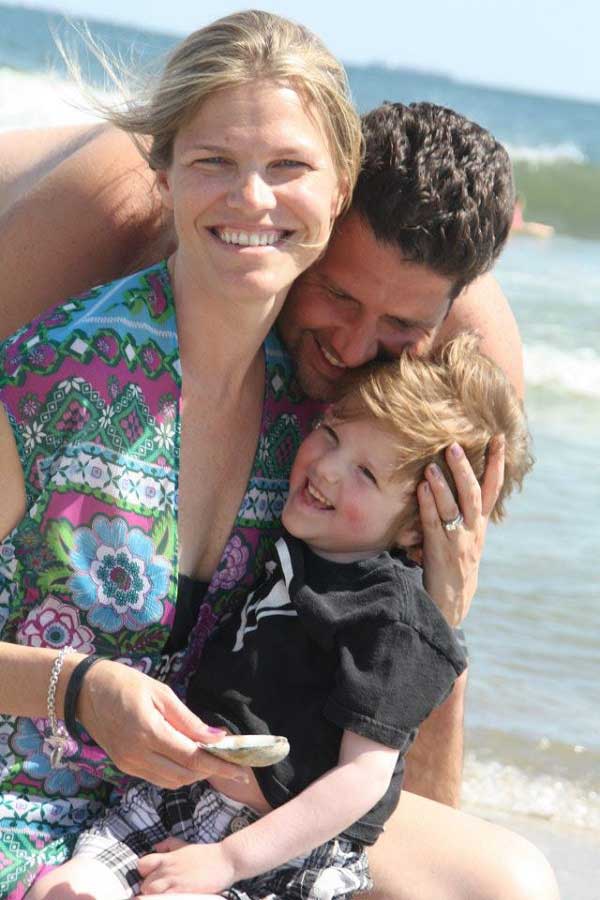 Ty with his parents, Lou and Cindy Campbell