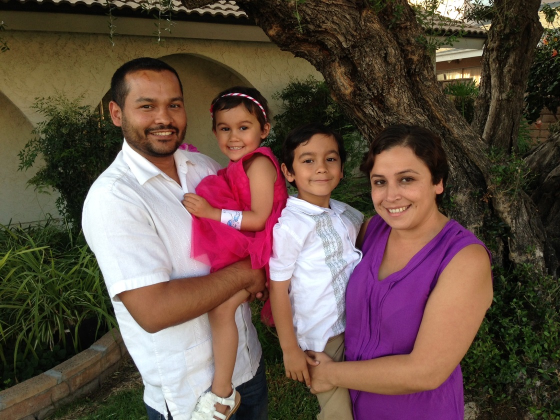 Aubrey Castro and her family
