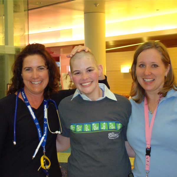 Emily-Brown-with-pediatric-oncology-nurses