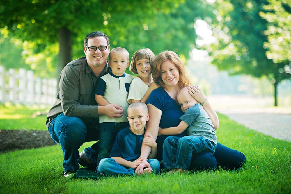 Ambassador Chase with his family.