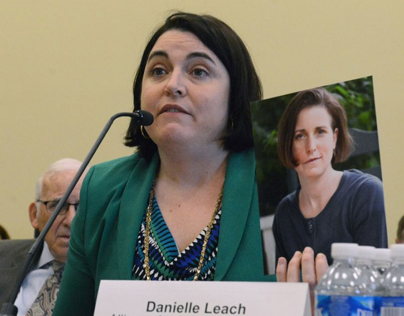 Danielle Leach testifies to Congress about her sister.