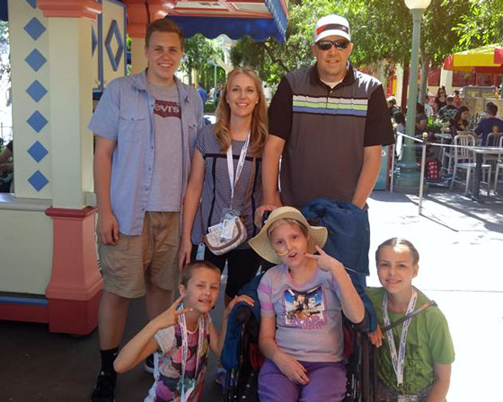 Avery's family take a trip to Disneyland