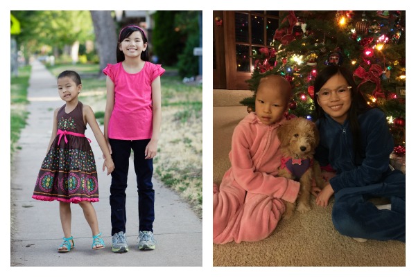 St. Baldrick's Ambassador Daisy and her sister, Isabella