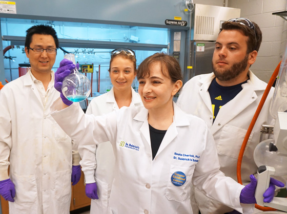 Dr. Chertok with her team in her University of Michigan lab