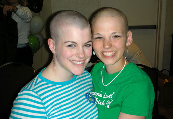 Sarah and Samantha as shavees