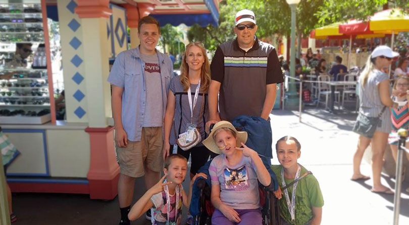 The Driscoll Family at Disneyland