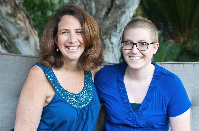 Emily and her mom together