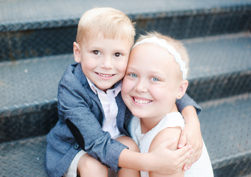 Cheyenne and Tristen smiling