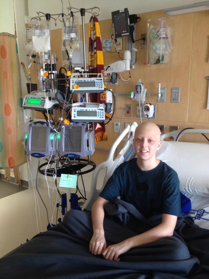 Mitch hospital bed post-transplant
