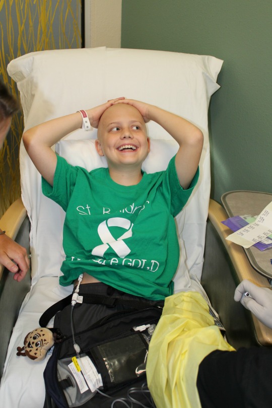 Ryan relaxes and smiles during treatment