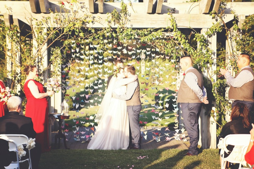 Sarah and Patrick share their first kiss