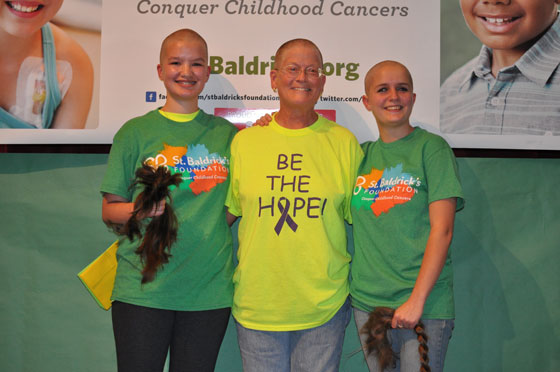 be the hope head shaving event