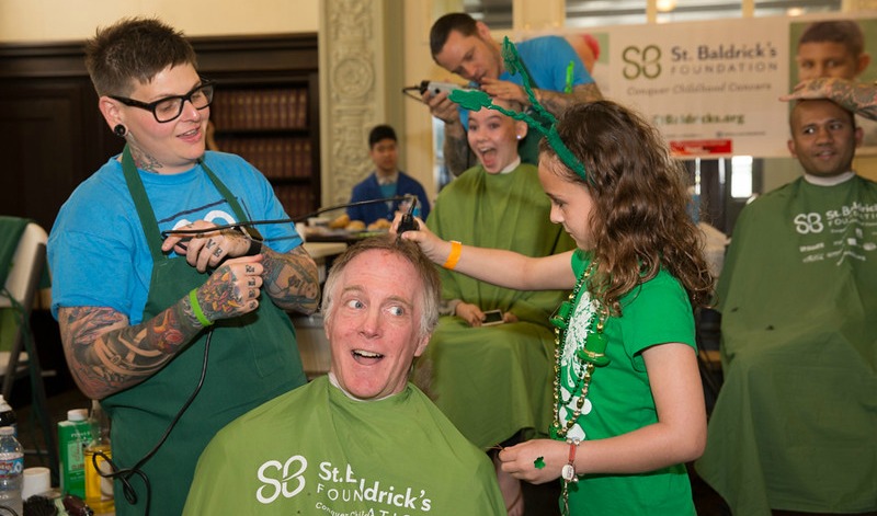 Blackhawk employee shaves