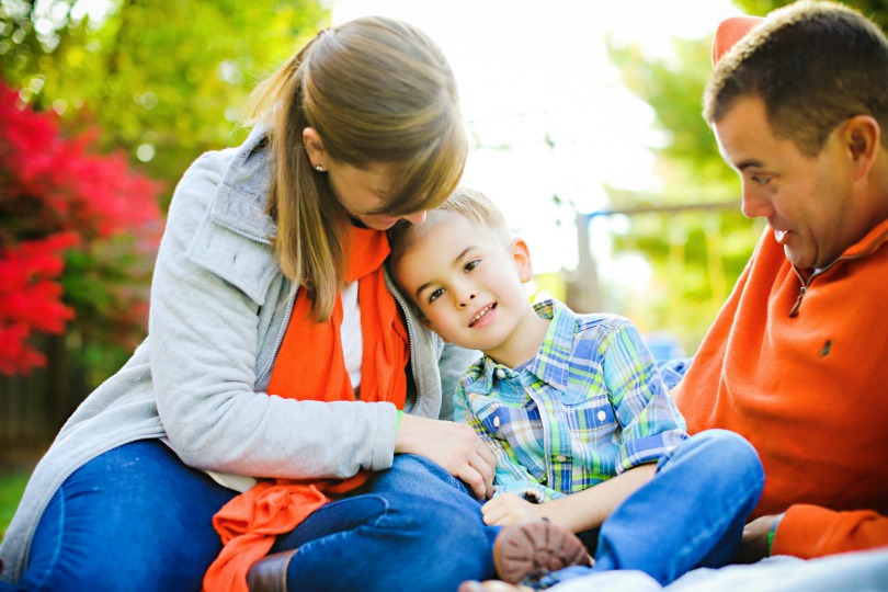 Brooks and his parents