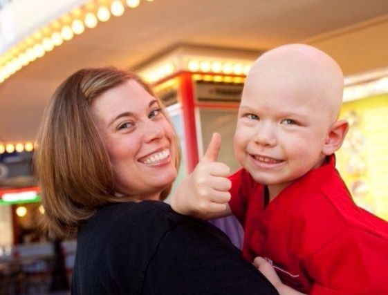 Austin and his mom at the movies