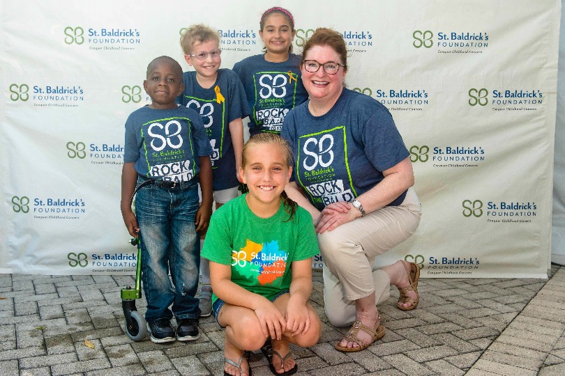 Kathleen with Honored Kids at the Grand Cayman event