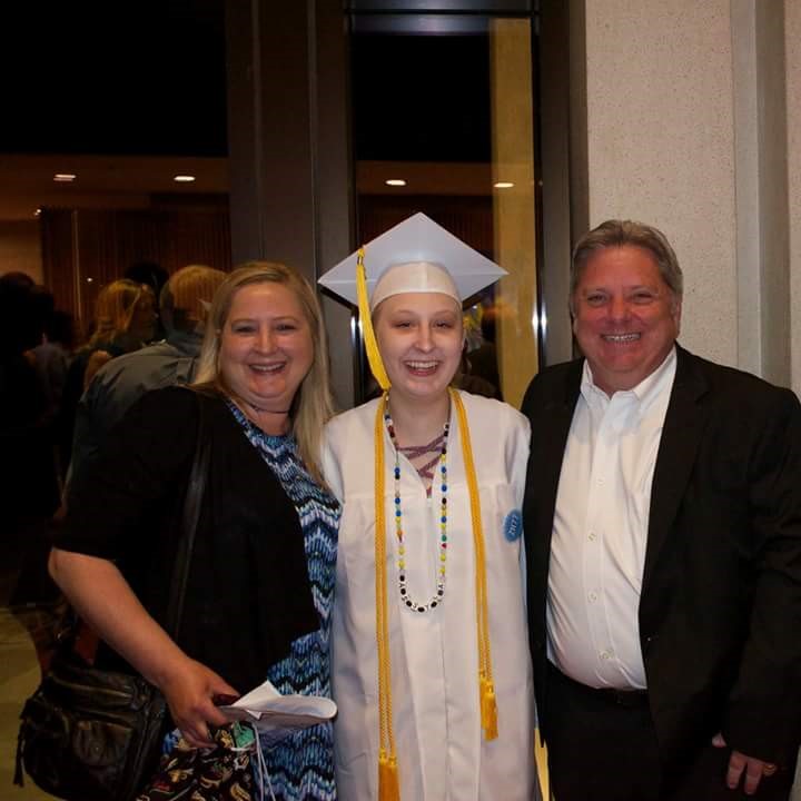 Alyssa graduates from high school