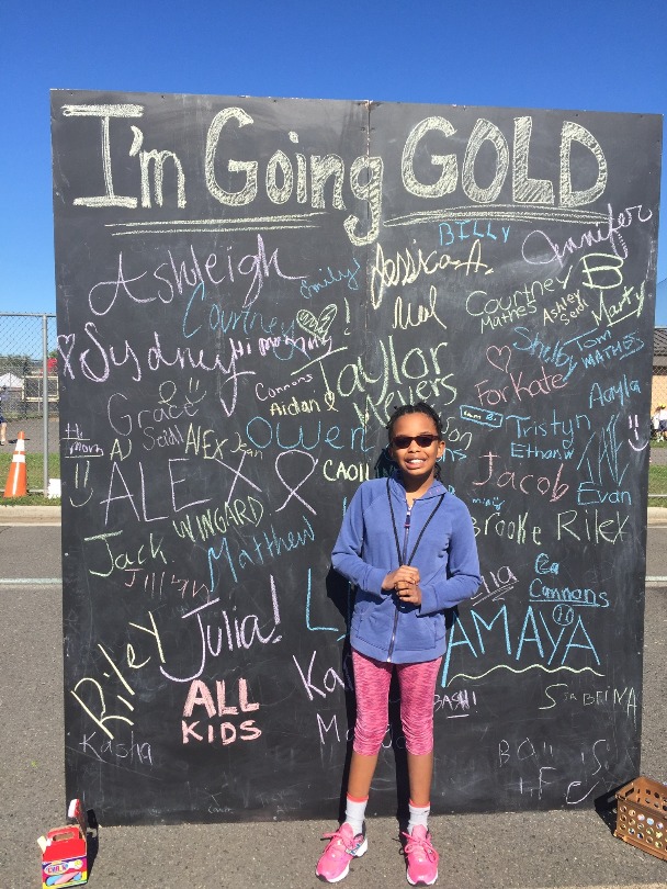 Ambassador Julia goes gold