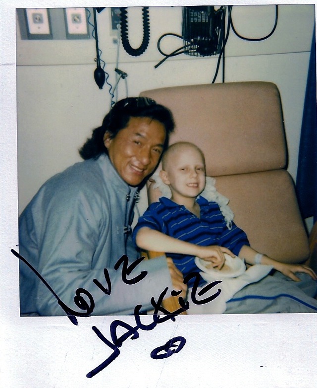 Sean with Jackie Chan in 2002
