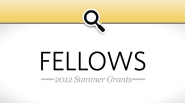 St. Baldrick's 2012 Summer Grants: Fellows