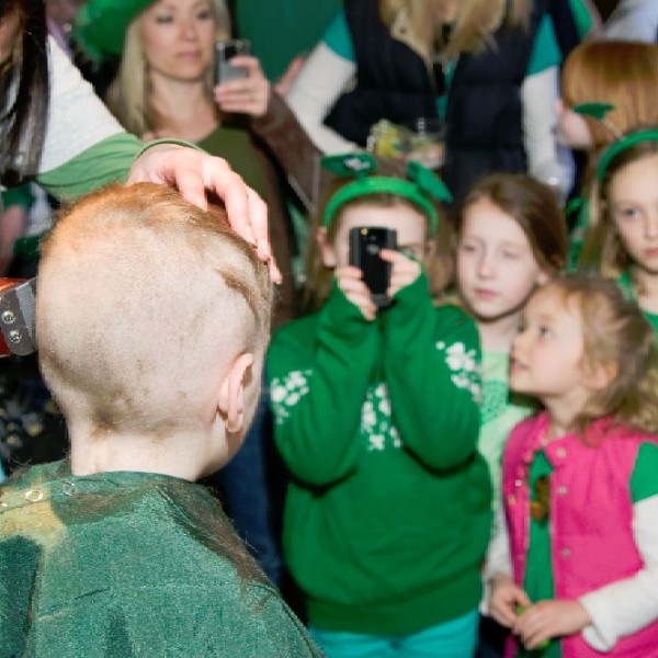 16th Annual St. Baldrick's at A.J. Rocco's. Registration begins 1:00 pm Event Logo