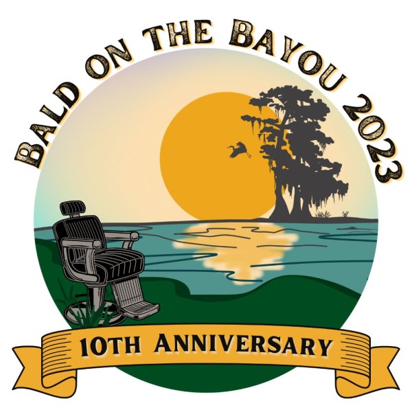 Bald on the Bayou - 10th Anniversary Celebration and Finale Event Logo