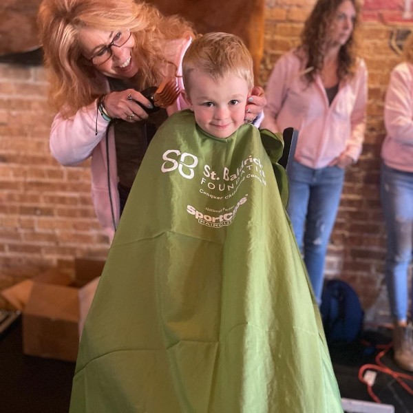 Edison Park Goes Bald at Firewater Saloon Event Logo