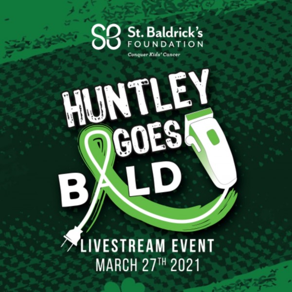 Huntley Goes Bald - a Virtual Livestream Event Event Logo