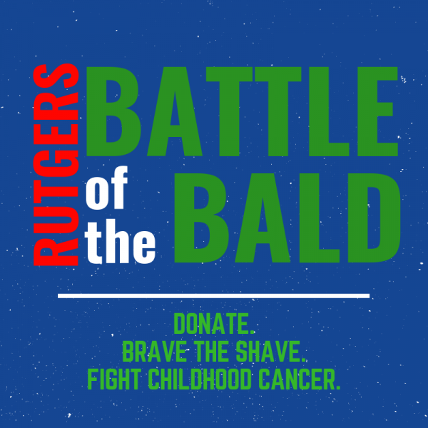 Rutgers Battle of the Bald Event Logo