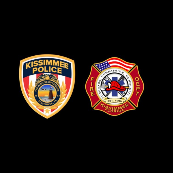 Kissimmee Police and Fire - ROCK THE BALD 2022 Event Logo