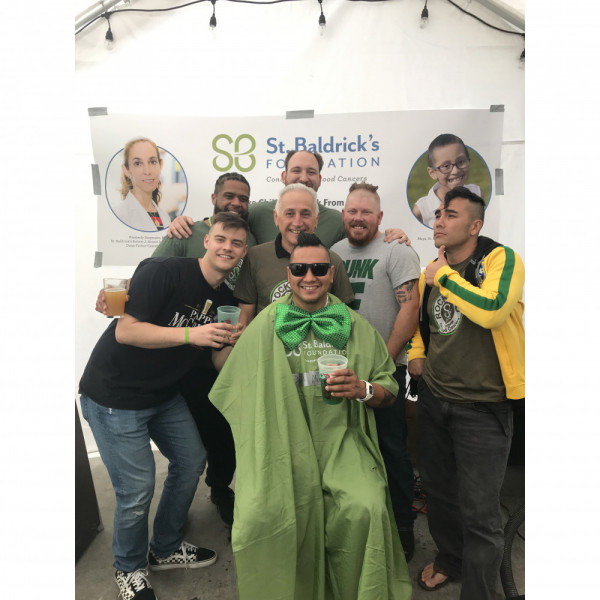 Sammy G's “Brave the Shave” for Childhood Cancer Research Event Logo