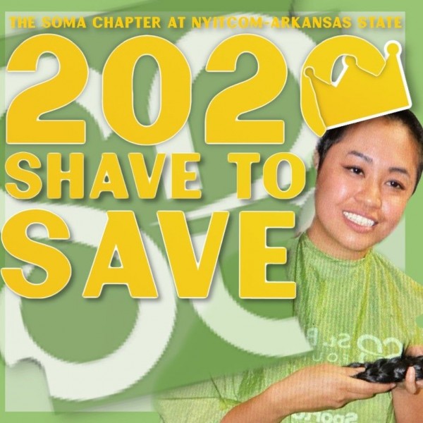 Shave to Save 2020 - NYITCOM  at A-State Event Logo