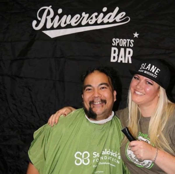 Riverside Sports Bar 3rd Annual Head Shaving Event Logo