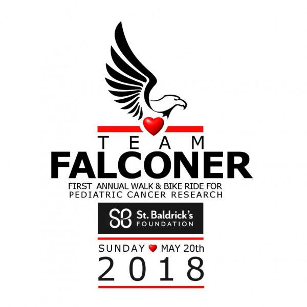 Team Falconer Fundraiser Event Logo