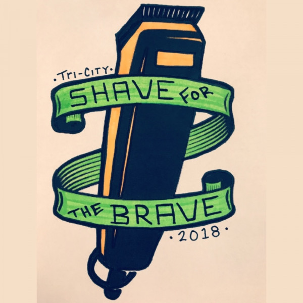 Tri-City Shave for the Brave '18 Event Logo