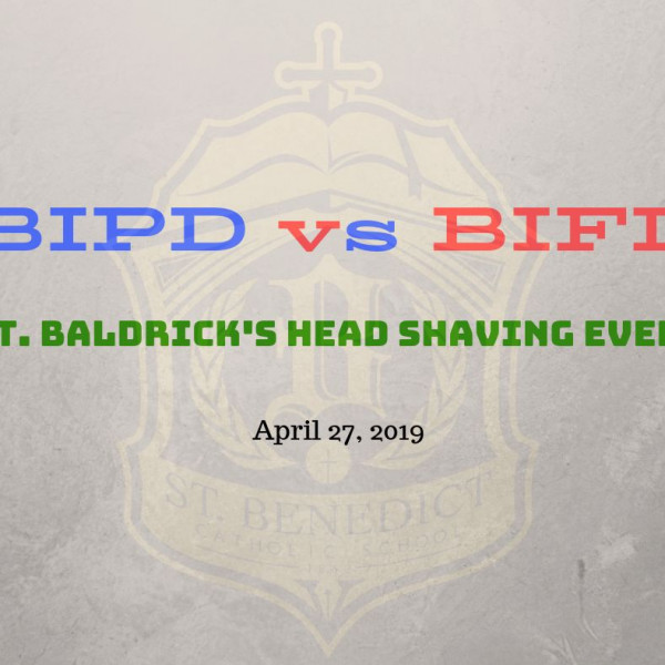St. Benedict Shaving Event Event Logo