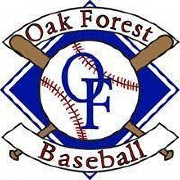 Oak Forest Baseball Goes Bald! Event Logo