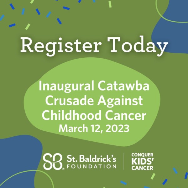 Inaugural Catawba Crusade Against Childhood Cancer Event Logo