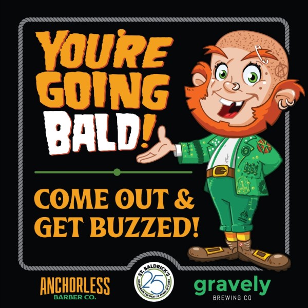 Going Bald on Baxter Event Logo