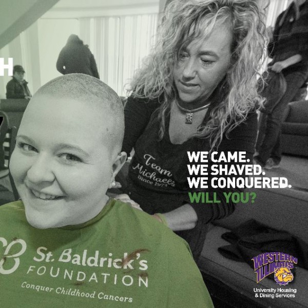 We Came, We Shaved, We Conquered - Tanner Hall St. Baldrick's 2017 Event Logo