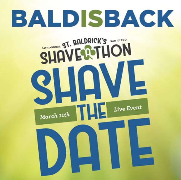 14th annual Baldrick's Shave a Thon- San Diego Event Logo