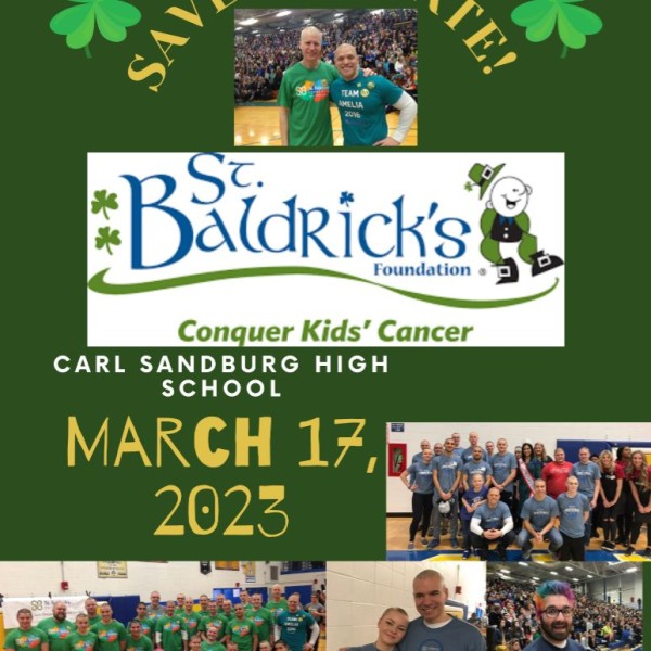 Carl Sandburg High School St. Baldrick's 2023 Event Logo