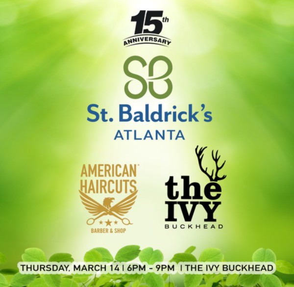 American Haircuts' St. Baldrick's Atlanta @ The Ivy Event Logo